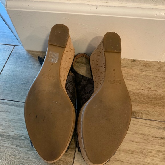 Coach Ferry Peek a Boo Sling Back Platform - Picture 2 of 13